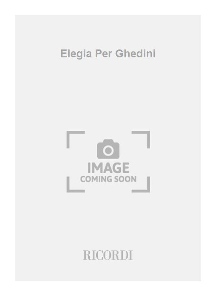 Elegia Per Ghedini